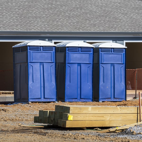 is there a specific order in which to place multiple porta potties in Carrizozo NM